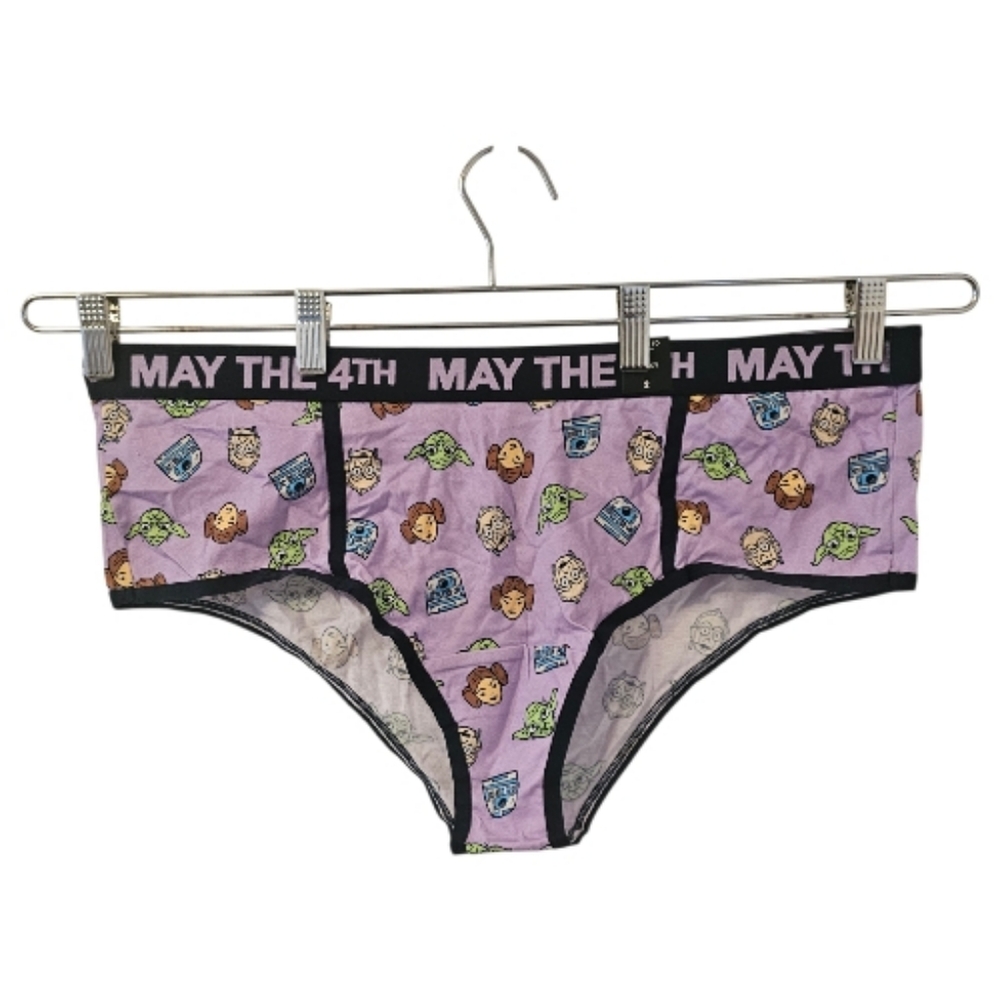 Multi-Coloured Torrid Women's Stars Wars Mid-Rise Cotton Cheeky Panty
